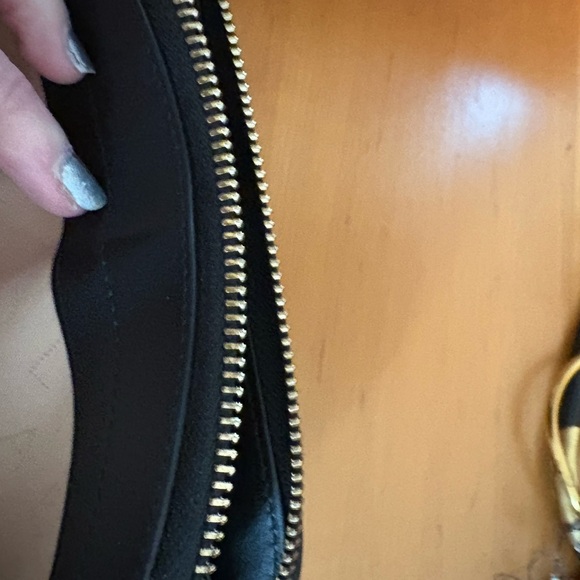 Radley London Black leather zip around Wallet with studded pearl crystal - Picture 4 of 6